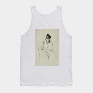 Portrait of Berthe Morisot by Marcellin Gilbert Desboutin Tank Top